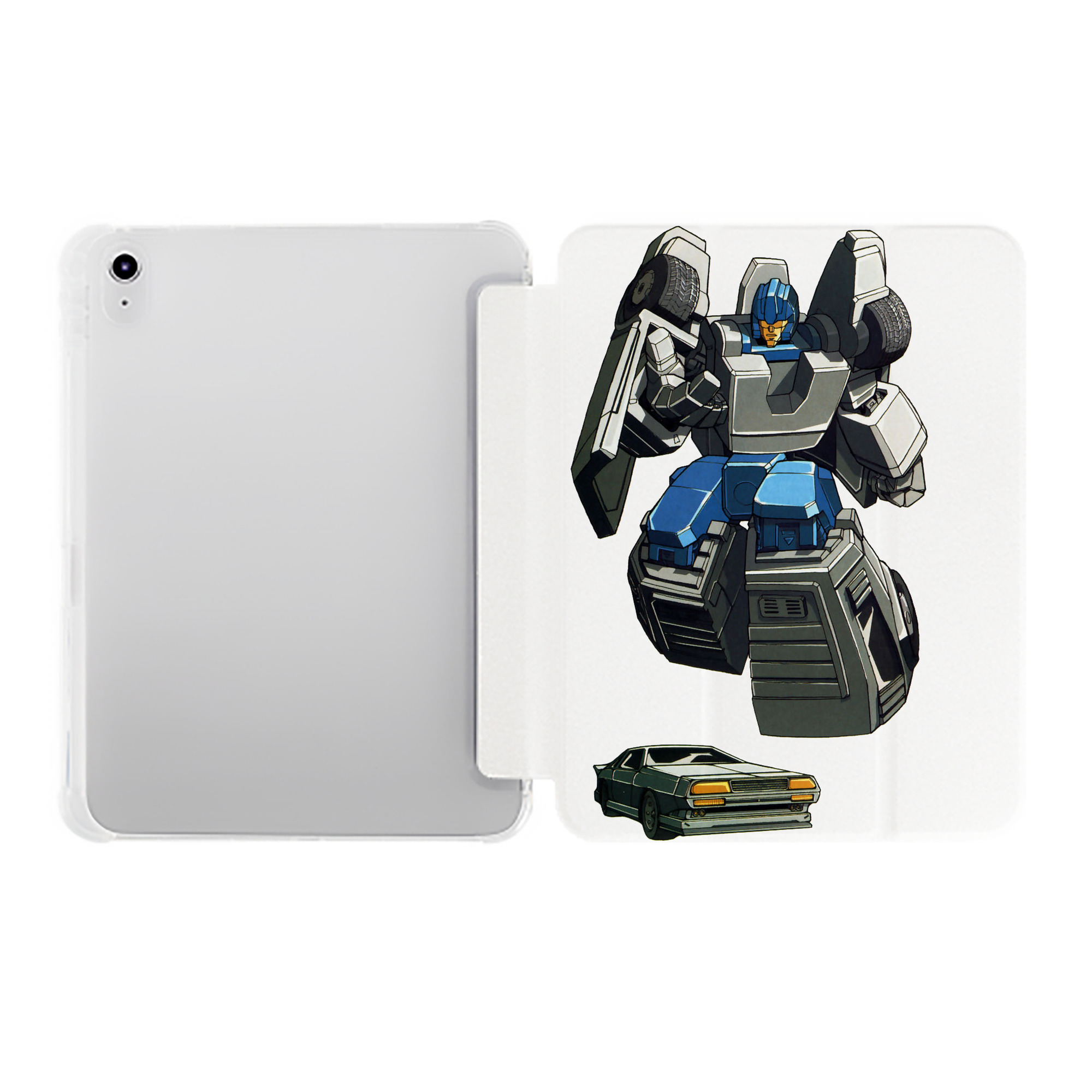 （画像用）  IPad ケース ペン収納付き 三つ折りスタンド PUレザー×シリコン 対応機種9.5/10.5/10.9インチ